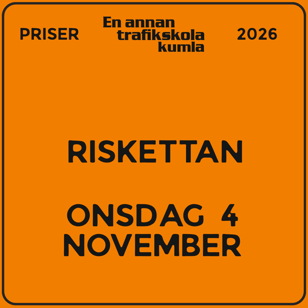 Riskettan – onsdag 4 november 2026, 08:30–11:45 (v45)