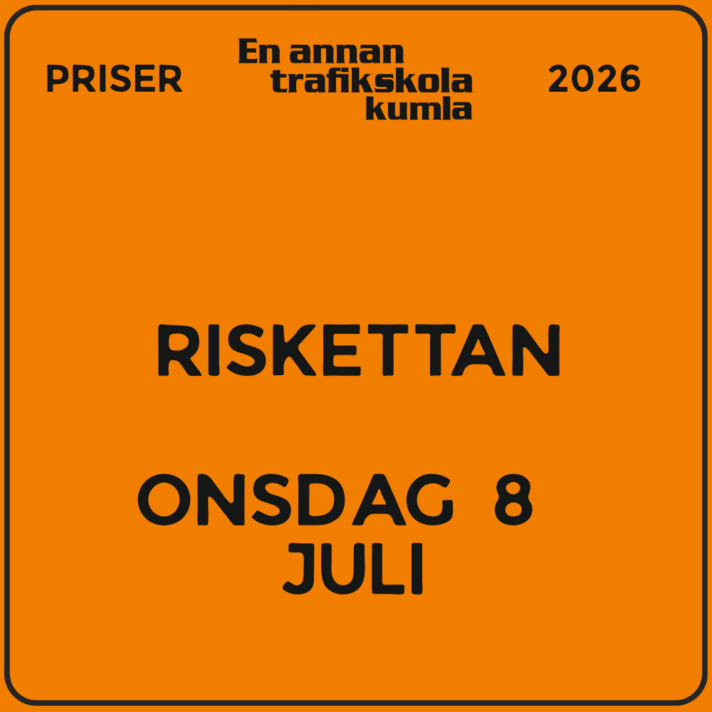Riskettan – onsdag 8 juli 2026, 08:30–11:45 (v28)