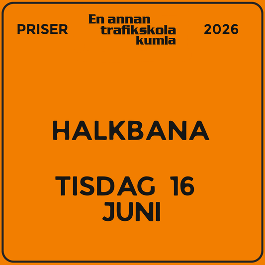 Halkbana – tisdag 16 juni 2026 (v25)