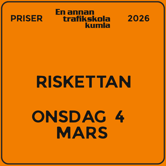 Riskettan – onsdag 4 mars 2026, 08:30–11:45 (v10)