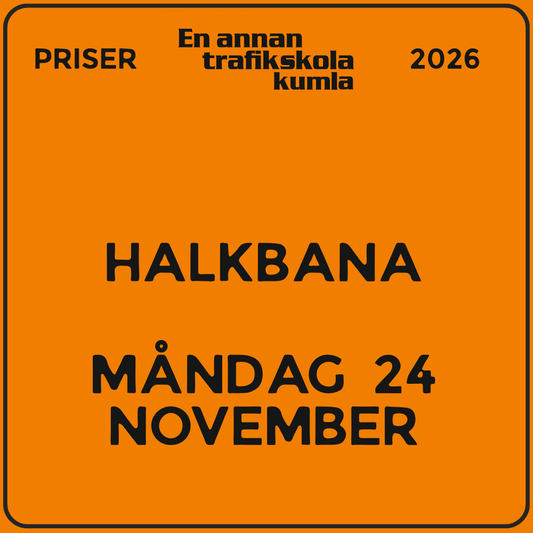 Halkbana – måndag 24 november 2026 (v48)