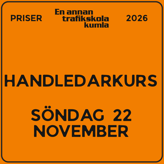 Handledarkurs – söndag 22 november 2026, 17:00–18:30 (v47)